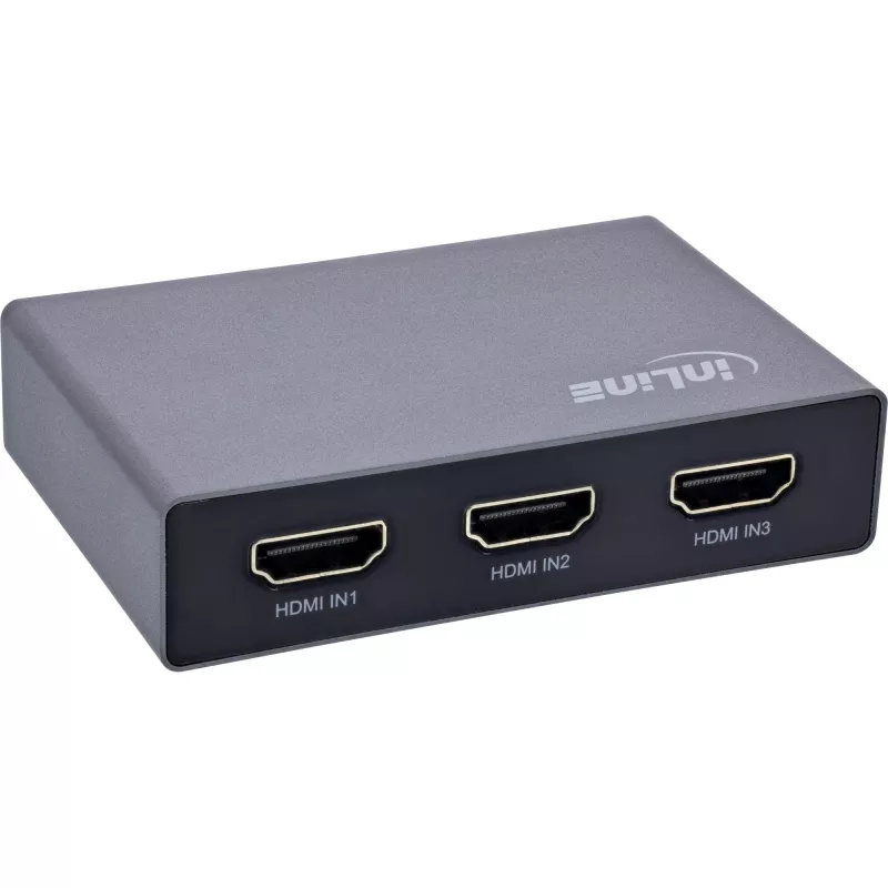 Conmutador HDMI InLine 65020 3 puertos 8K 60Hz HDCP 2.3