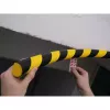 DURABLE S30R Perfil de protección de superficies, amarillo/negro, autoadhesivo, 1 m