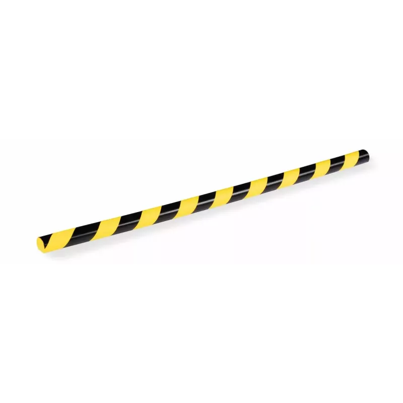 DURABLE S30R Perfil de protección de superficies, amarillo/negro, autoadhesivo, 1 m