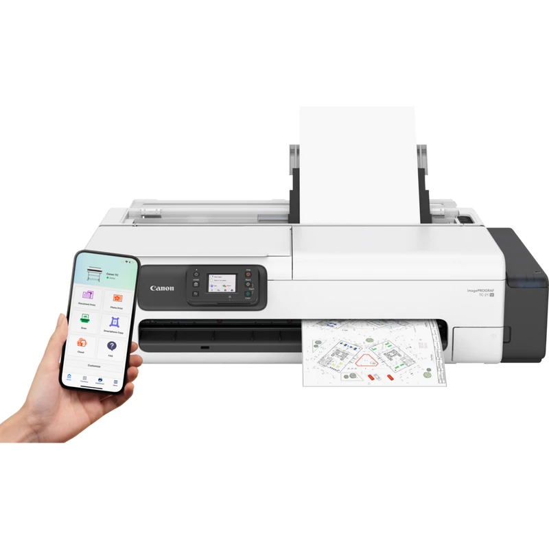 Impresora de inyección de tinta de gran formato Canon imagePROGRAF TC-21M — color, 2400 x 1200 DPI, A1, Wi‑Fi, Ethernet, 1 GB de memoria