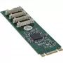 InLine 76660W adaptador serie interno M.2 conector macho ASIX AX99100 4 Gbit/s