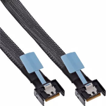 Cable Serial Attached SCSI (SAS) InLine 27662A 0,5 m 24 Gbit/s negro, azul, gris