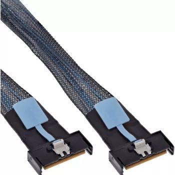 Cable Serial Attached SCSI (SAS) InLine 27661C 1 m 24 Gbit/s negro, azul, gris