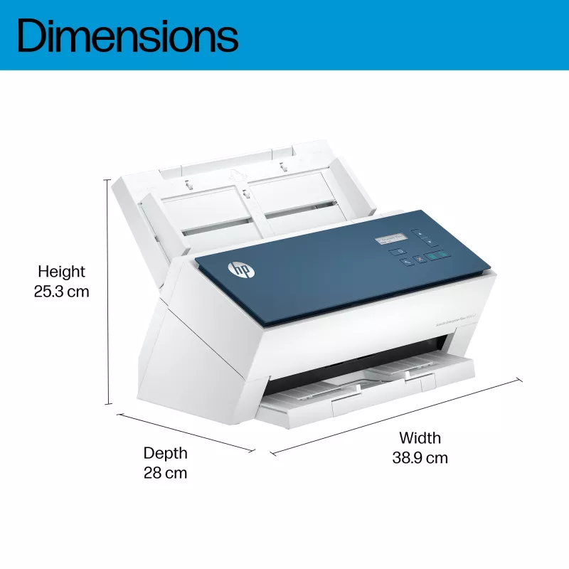 Escáner de alimentación HP ScanJet Enterprise Flow 9000 s1 600 x 600 DPI