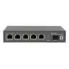 Switch de red LevelOne GEP-0625 No gestionado 2.5G Ethernet (100/1000/2500) Power over Ethernet (PoE) Negro