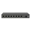 Switch de red LevelOne GEP-0925 No gestionado 2.5G Ethernet (100/1000/2500) Power over Ethernet (PoE) Negro