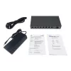 Switch de red LevelOne GEP-0925 No gestionado 2.5G Ethernet (100/1000/2500) Power over Ethernet (PoE) Negro