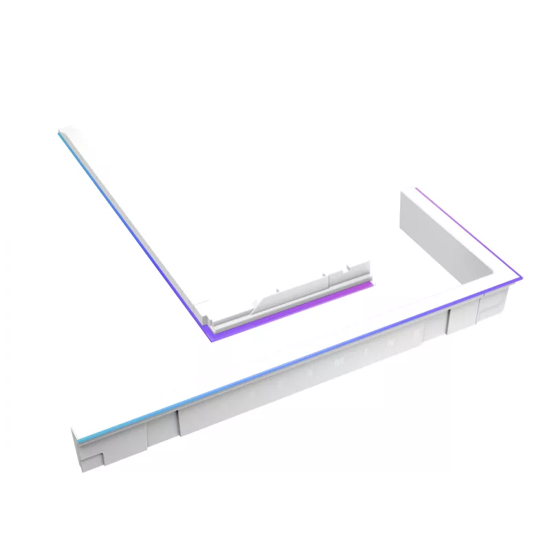 ASUS TUF Gaming GT502 Horizon ARGB kit de iluminación 90DA00H3-B09000, Aura Sync, montaje magnético, blanco