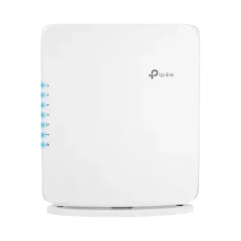 Router Wi-Fi TP‑Link Archer BE450 — Dual‑Band (2,4/5 GHz), Wi‑Fi 7, Multi‑Gigabit Ethernet, 5x LAN, USB, blanco