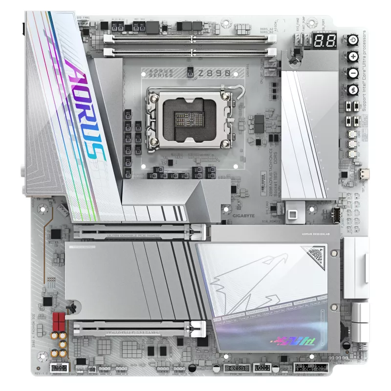 Placa base Gigabyte AORUS Z890 TACHYON ICE - chipset Z890 - LGA1851 - E-ATX