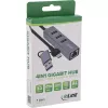 Hub de interfaces InLine 33380S USB 3.2 Gen 1 (3.1 Gen 1) Type-A + Type-C 5000 Mbit/s gris