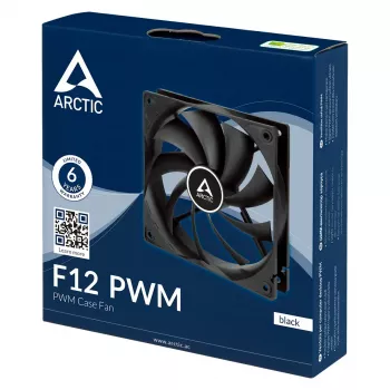 Ventilador ARCTIC Freezer F12 PWM 120 mm 230-1350 rpm 0,3 sone negro