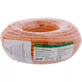 Cable de red InLine 70225I naranja 25 m Cat7 S/FTP (S-STP)