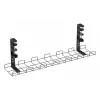 Rejilla de gestión de cables 60 cm InLine 23190G para montaje en mesa con abrazaderas de tornillo, negra
