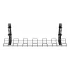 Rejilla de gestión de cables 60 cm InLine 23190G para montaje en mesa con abrazaderas de tornillo, negra