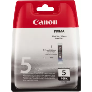 Cartucho de tinta Canon PGI-5BK 1 unidad original rendimiento estándar negro
