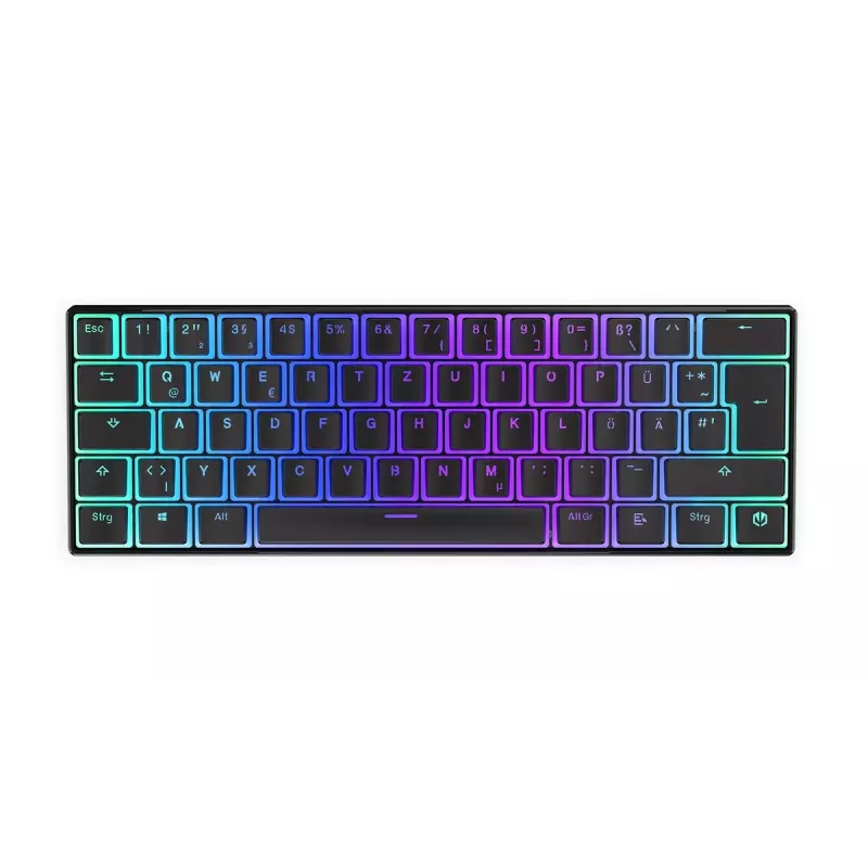 Teclado gaming ENDORFY Thock Compact RF Inalámbrico USB QWERTZ 61 teclas RGB LED