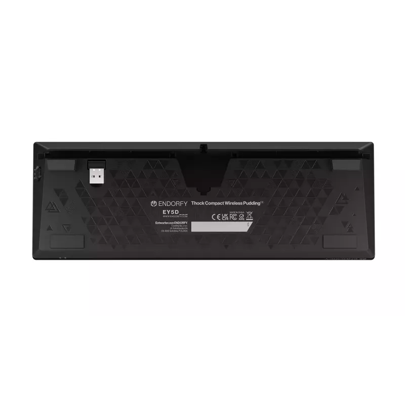 Teclado gaming ENDORFY Thock Compact RF Inalámbrico USB QWERTZ 61 teclas RGB LED
