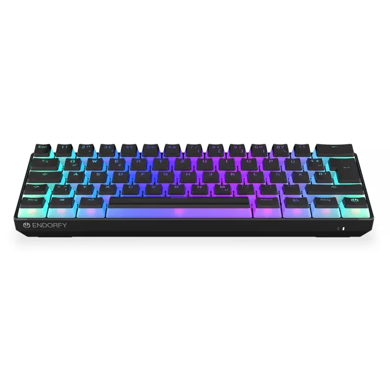 Teclado gaming ENDORFY Thock Compact RF Inalámbrico USB QWERTZ 61 teclas RGB LED