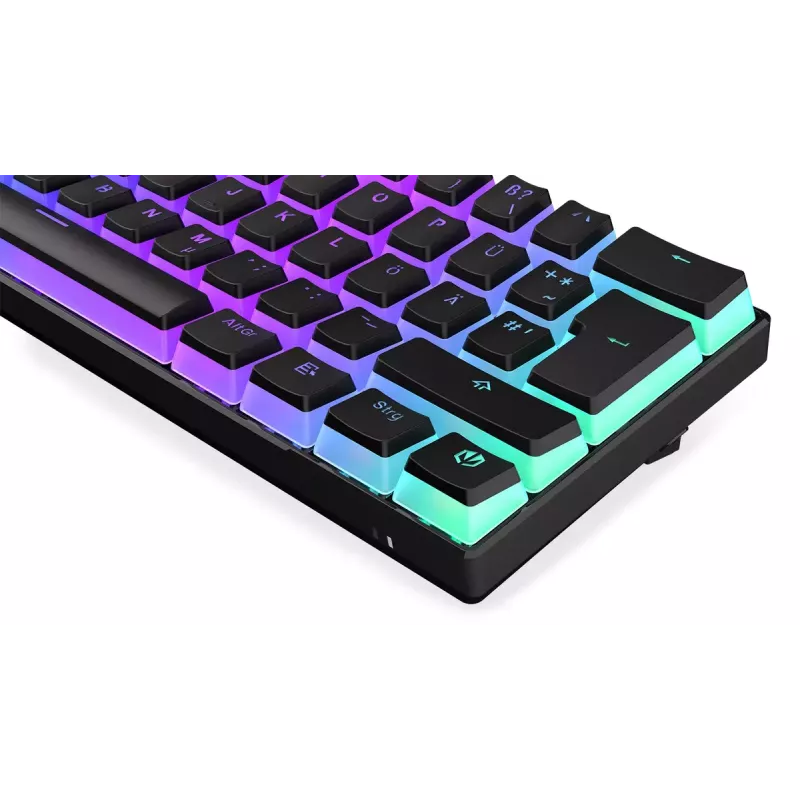 Teclado gaming ENDORFY Thock Compact RF Inalámbrico USB QWERTZ 61 teclas RGB LED