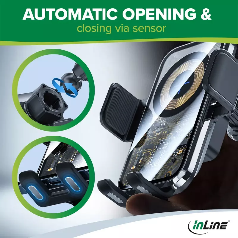 InLine 23156Q Soporte Pasivo Soporte para móvil/smartphone Negro, Multicolor