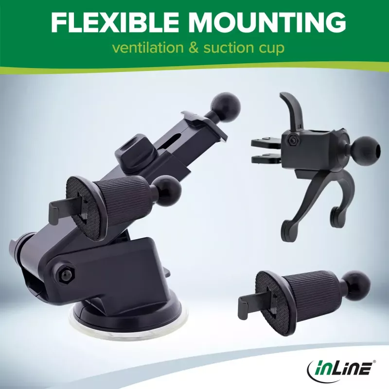 InLine 23156Q Soporte Pasivo Soporte para móvil/smartphone Negro, Multicolor