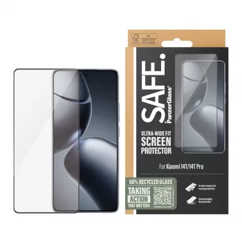 PanzerGlass SAFE. by ® Lámina protectora de pantalla Xiaomi 14T | 14T Pro | Ultra-Wide Fit