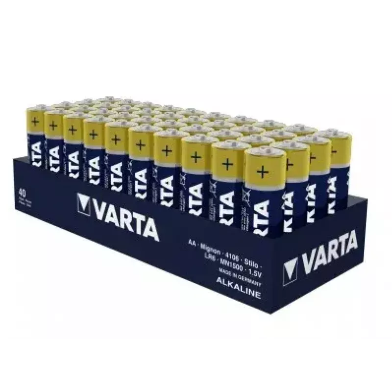 Pila desechable Varta Longlife AA Blíster 40
