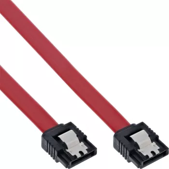 Cable SATA InLine para conexiones S-ATA 150 / 300 / 600 con bloqueo 0,7 m