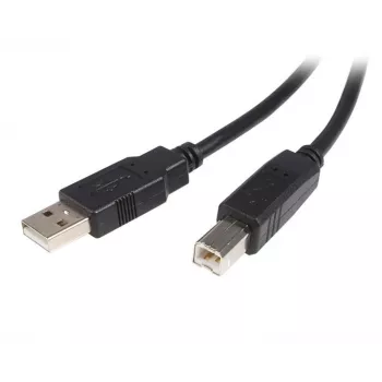 Cable StarTech.com USB 2.0 A a B de 1m - M/M, 1 m, USB A, USB B, USB 2.0, 0,48 Gbit/s, negro