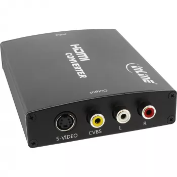Convertidor InLine HDMI a S-Video + convertidor de audio RCA