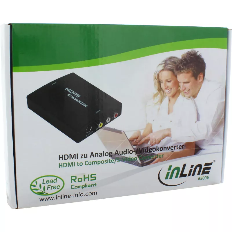 Convertidor InLine HDMI a S-Video + convertidor de audio RCA