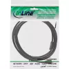 Cable de extensión InLine Micro-USB 2.0, Micro-B M/H, negro/dorado, 3 m