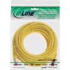 Cable de parcheo InLine S/FTP PiMF Cat.6 250MHz cobre libre de halógenos amarillo 15m