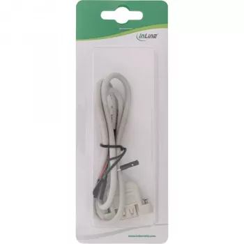 Cable adaptador USB 2.0 InLine 33440F 0,60 m conector hembra USB A / conexión header