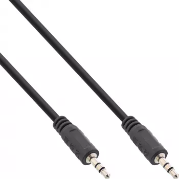 Cable de audio InLine 3,5 mm jack conector macho/conector macho 1,5 m