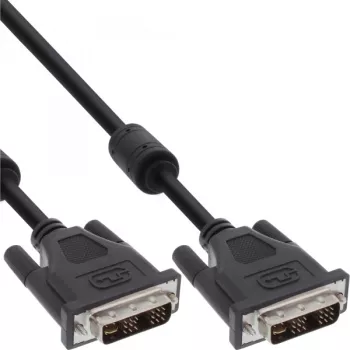 Cable DVI-I 24+5 M/M Dual Link InLine 17793 3 m