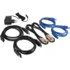 Switch KVM de sobremesa InLine 2 puertos DisplayPort USB 3.0 hub con audio