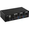 Switch KVM de sobremesa InLine, 2 puertos, HDMI, USB 3.0 hub, con audio