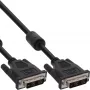 Cable DVI-D InLine 24+1 conector macho/conector macho Dual Link 2 núcleos de ferrita 2 m