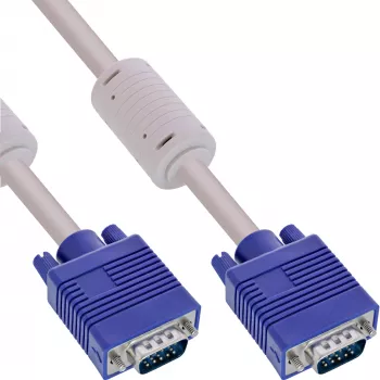 Cable S-VGA InLine 17803 15 HD conector macho/conector macho gris 0,3 m