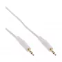 Cable de audio InLine 3,5 mm jack conector macho/conector macho blanco/dorado 2,5 m