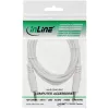 Cable de audio InLine 3,5 mm jack conector macho/conector macho blanco/dorado 2,5 m
