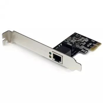StarTech.com Adaptador de red Gigabit PCI Express PCIe de 1 puerto para servidor tarjeta NIC - Perfil dual