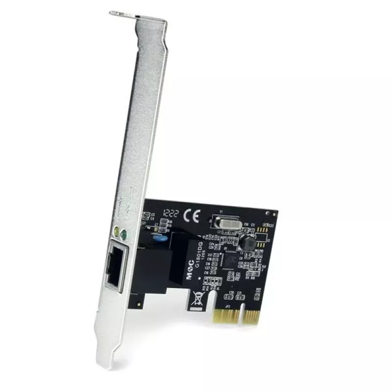 StarTech.com Adaptador de red Gigabit PCI Express PCIe de 1 puerto para servidor tarjeta NIC - Perfil dual