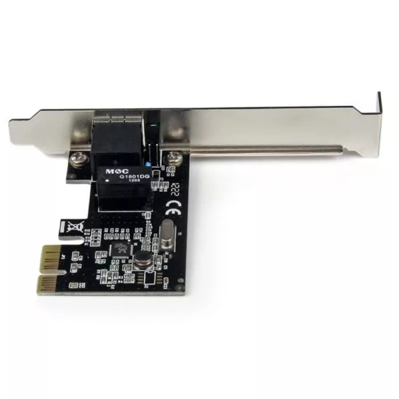 StarTech.com Adaptador de red Gigabit PCI Express PCIe de 1 puerto para servidor tarjeta NIC - Perfil dual