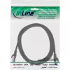 InLine 72655S Cable de red Negro 0,5 m Cat6a S/FTP (S-STP)