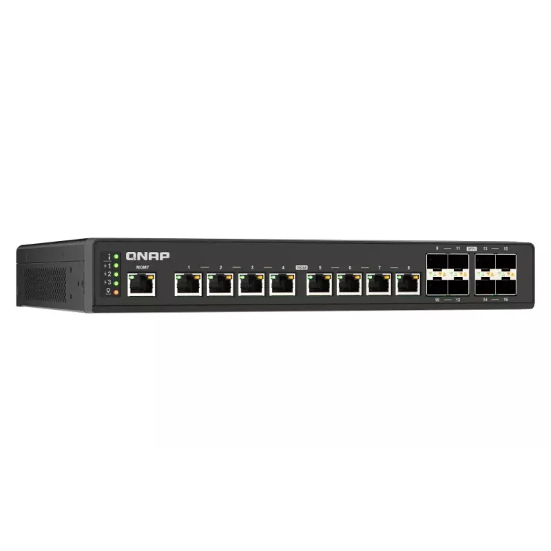 QNAP QSW-IM3216-8S8T Switch de red gestionado L2 10G Ethernet (100/1000/10000) negro