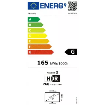 Samsung BE85FX-H pantalla plana Digital Signage 2,16 m (85