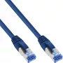 InLine B-76811B Cable de red azul 1 m Cat6a S/FTP (S-STP)